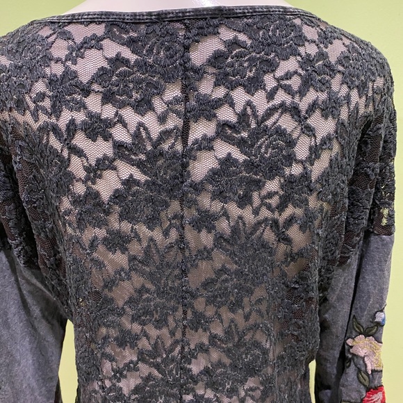 Denim Vibe T Party Bell Sleeve Shirt - Picture 5 of 6